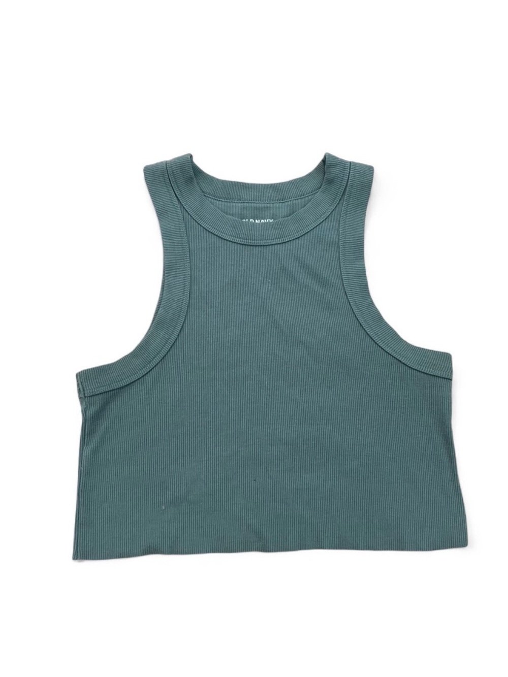 Green Crop Tank Top